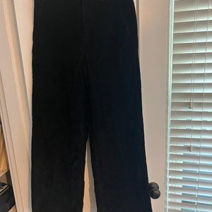 Everlane Navy Corduroy Wide Leg Pant